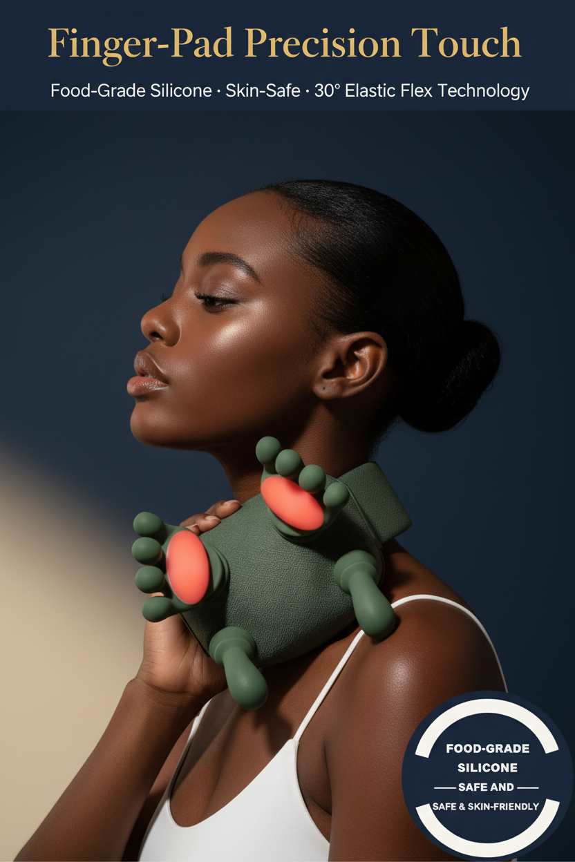 Relivra 8-Claw Deep Tissue Massager – Wireless & Rechargeable