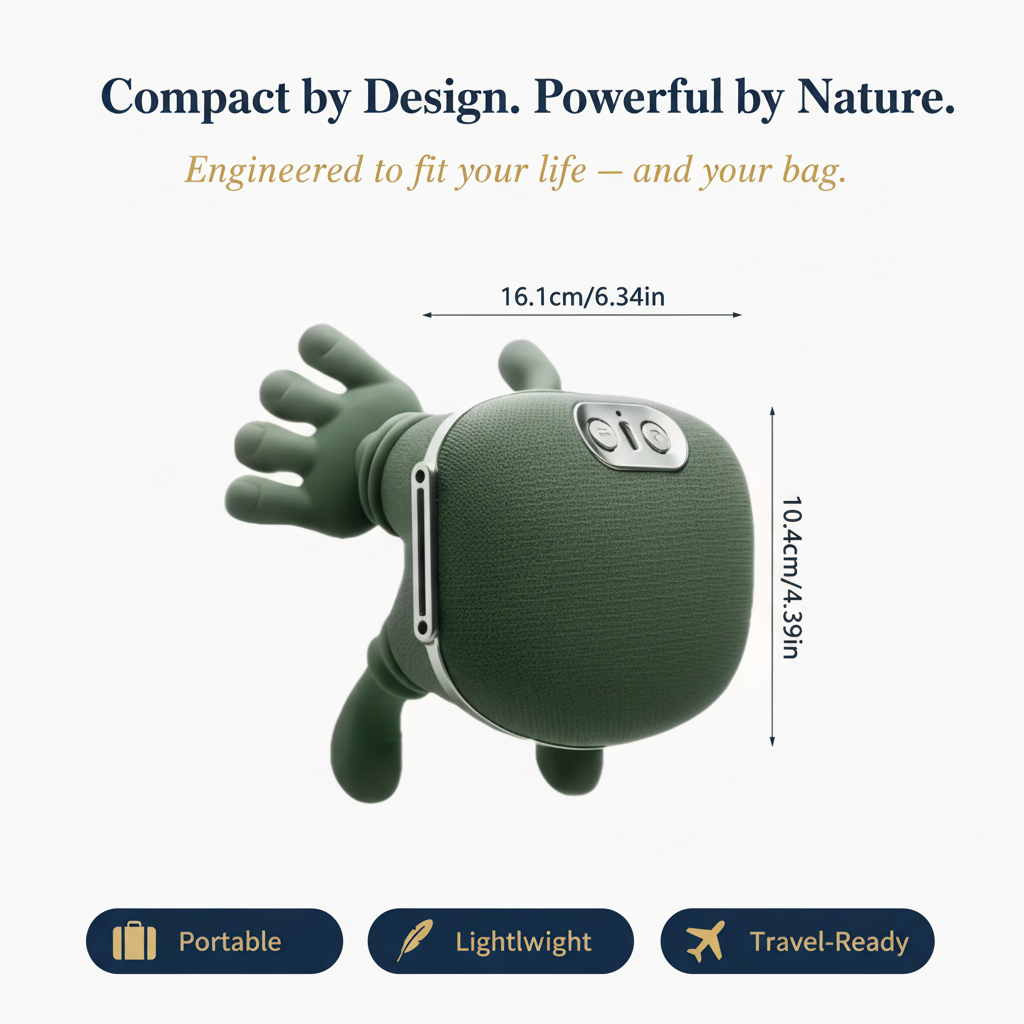 Relivra 8-Claw Deep Tissue Massager – Wireless & Rechargeable